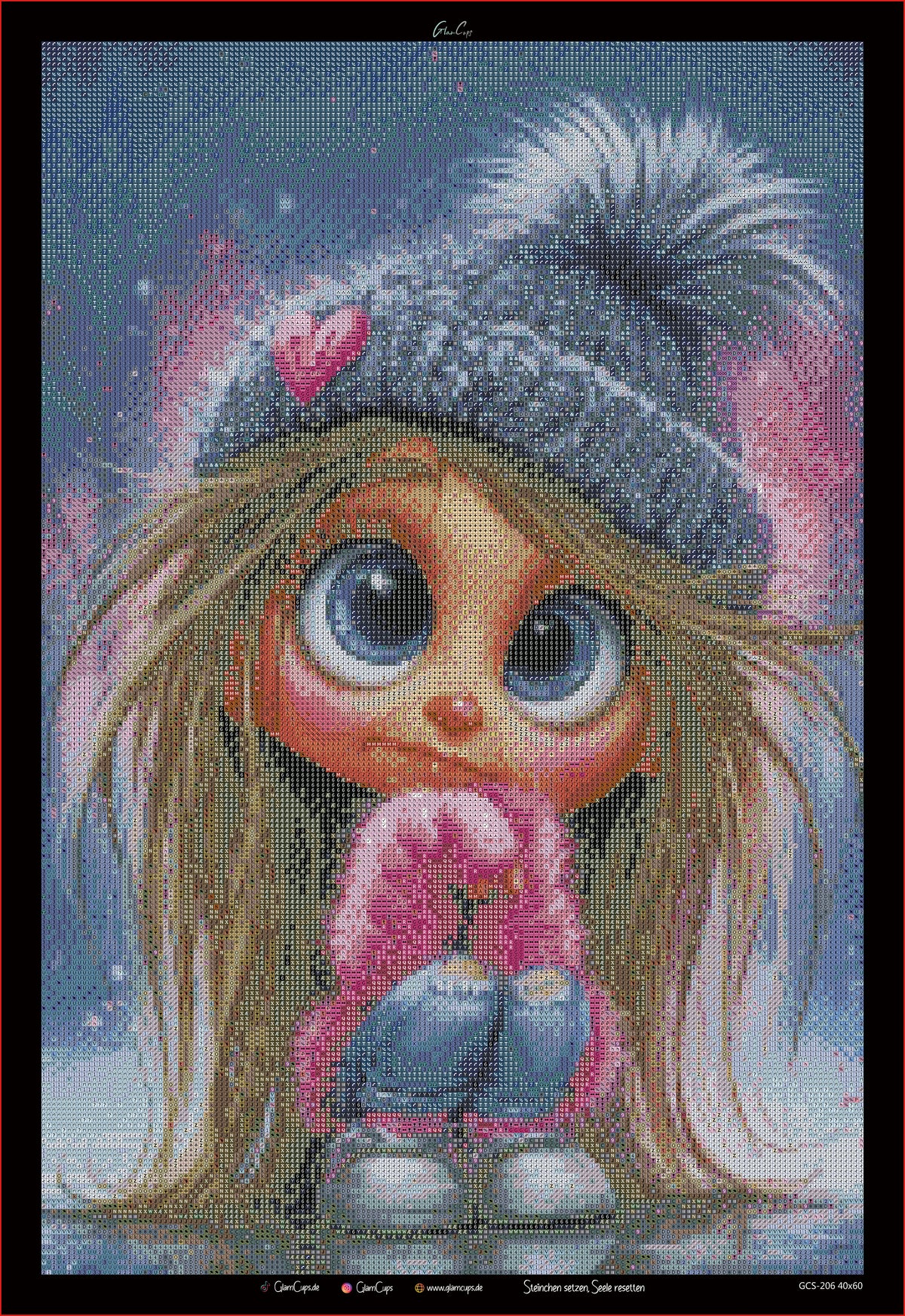 Diamond Painting "Tiffany" (40x60) by Kreativköter Mr. Clay