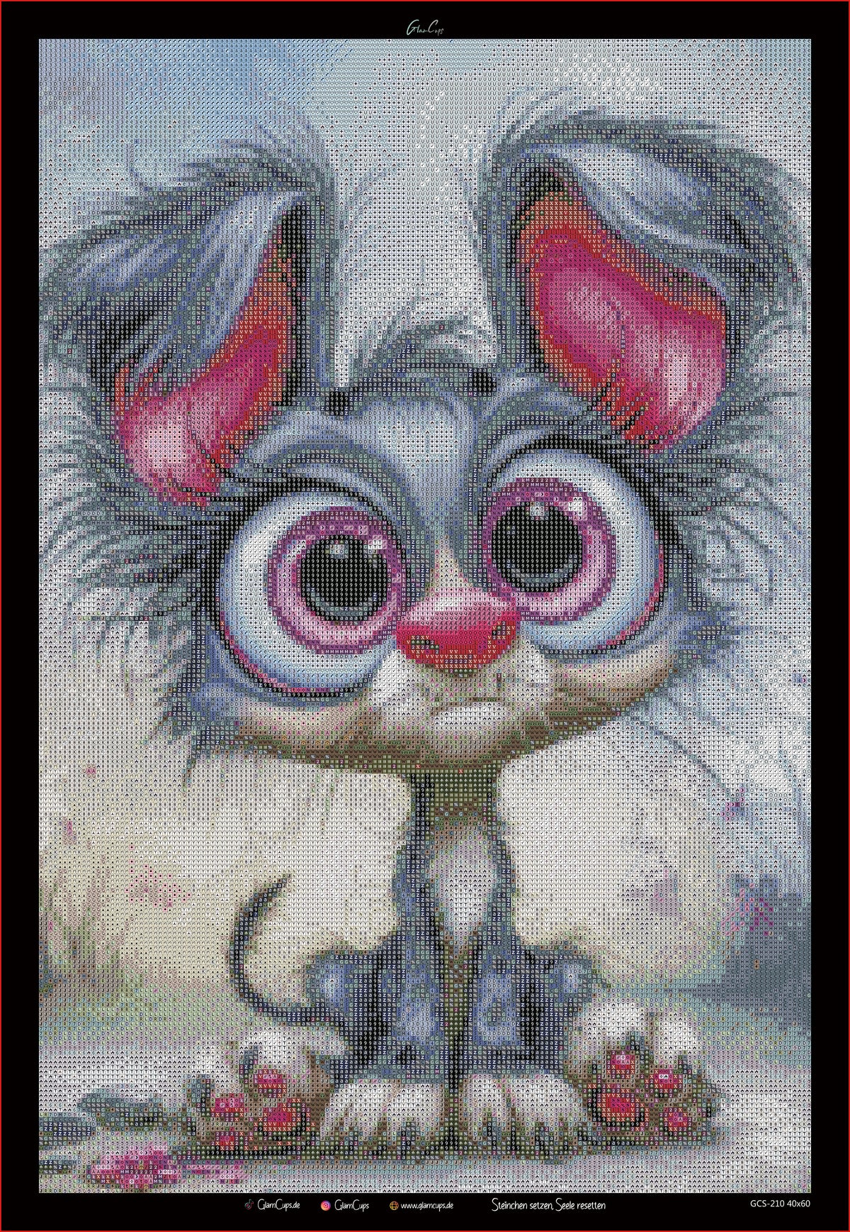 Diamond Painting "Rüdiger" (40x60) by Kreativköter Mr. Clay