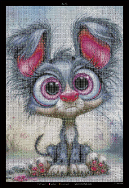 Diamond Painting "Rüdiger" (40x60) by Kreativköter Mr. Clay