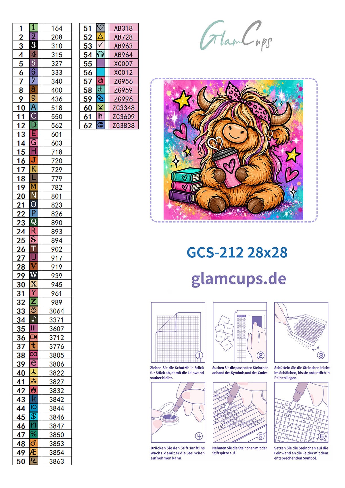 Diamond Painting "Elfie" (28x28) by Glammy