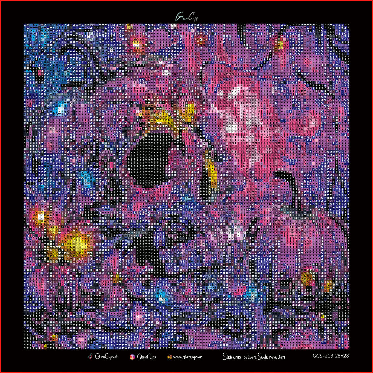 Diamond Painting "Pumpkin Skull" (28x28) by Glammy