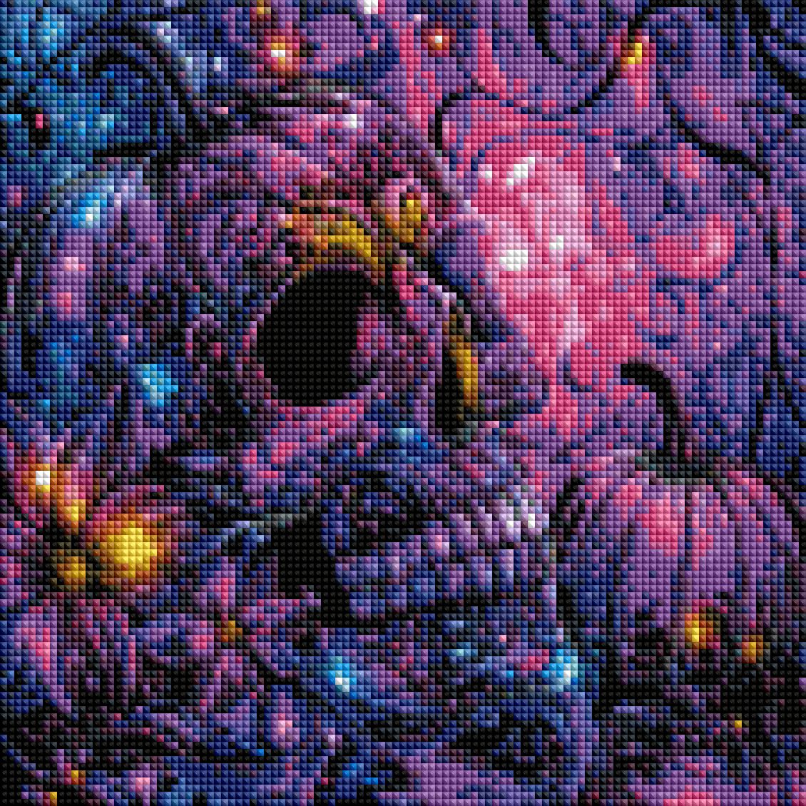 Diamond Painting "Pumpkin Skull" (28x28) by Glammy