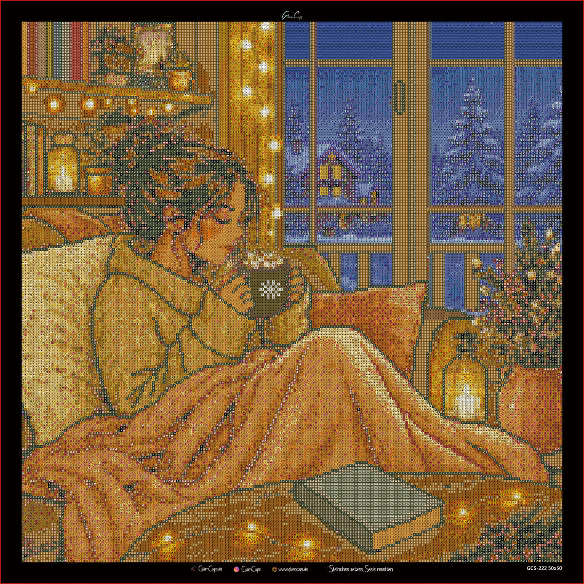 Vorbestellen: Diamond Painting "Zeit für mich" (50x50) by Hobby Diamond Sucht