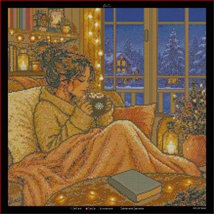 Vorbestellen: Diamond Painting "Zeit für mich" (50x50) by Hobby Diamond Sucht