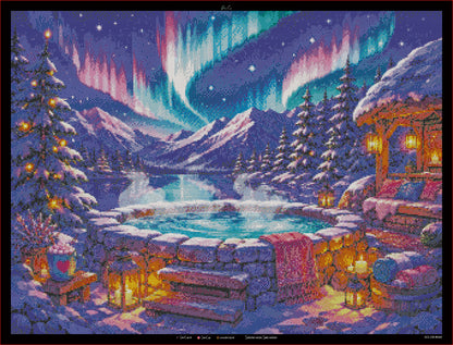 Vorbestellen: Diamond Painting "Hot Pool" (80x60)