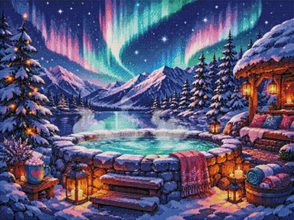 Vorbestellen: Diamond Painting "Hot Pool" (80x60)
