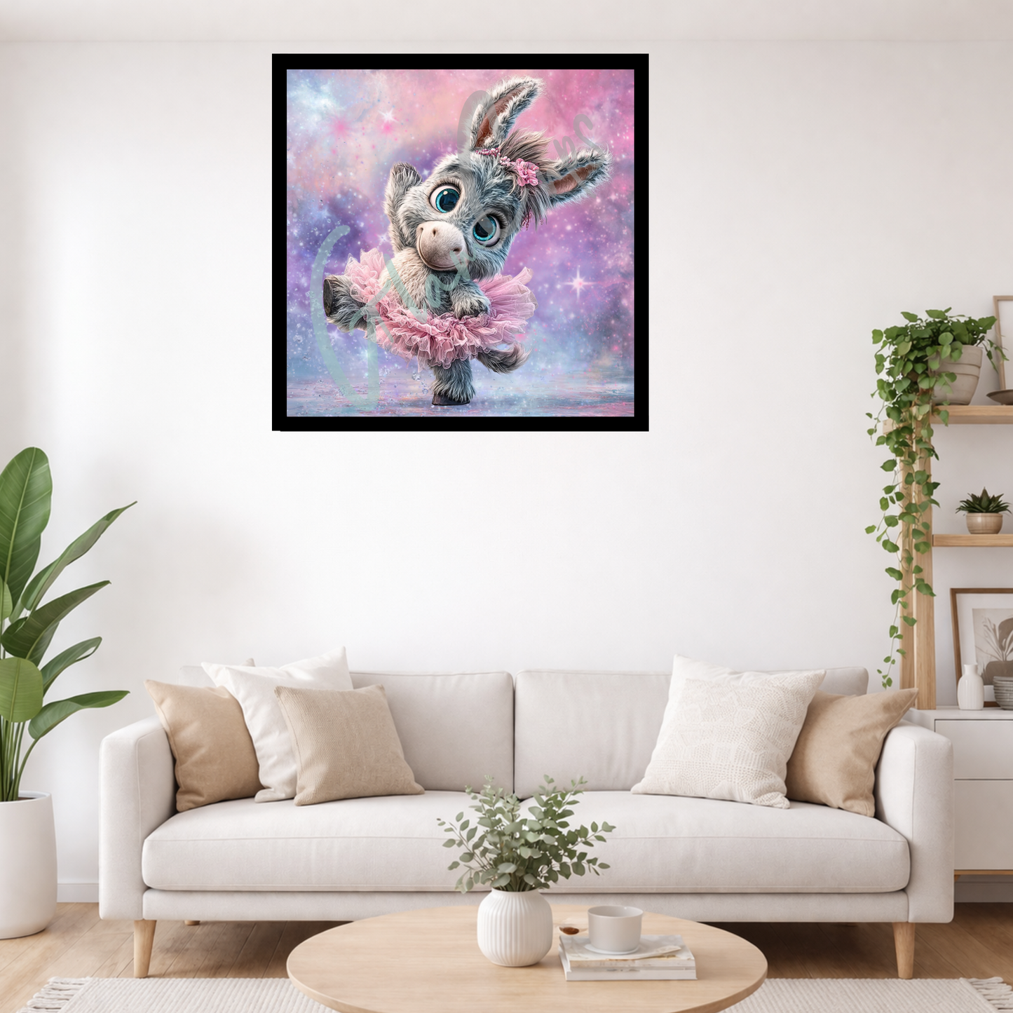 Vorbestellen: Diamond Painting "Eselina" (50x50)