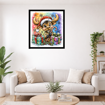 Vorbestellen: Diamond Painting "Cute Elch" (40x45) by Lexxa