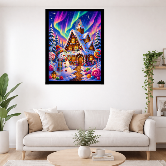 Vorbestellen: Diamond Painting "Lebkuchenhaus" (45x60)