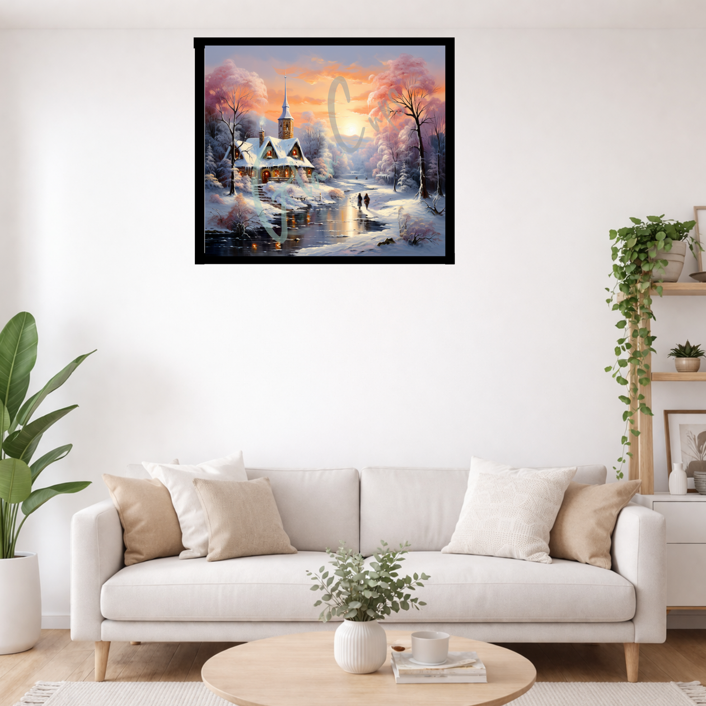 Vorbestellen: Diamond Painting "Winterlandschaft" (68x60)