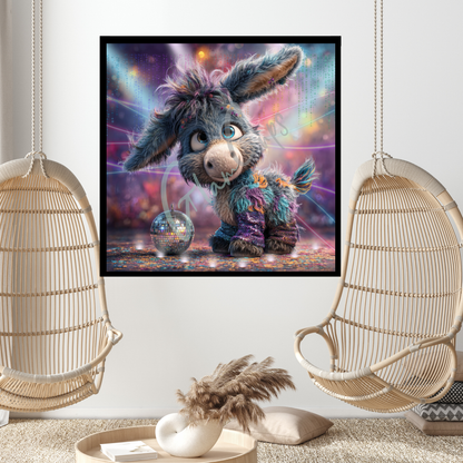 Diamond Painting "EselTronic" 90x90cm