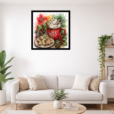 Vorbestellen: Diamond Painting "Kakao und Lebkuchen" (40x45) by Lexxa