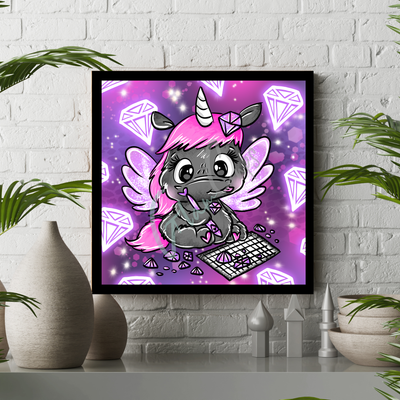 Diamond Painting "Painting Nora" 60x60cm