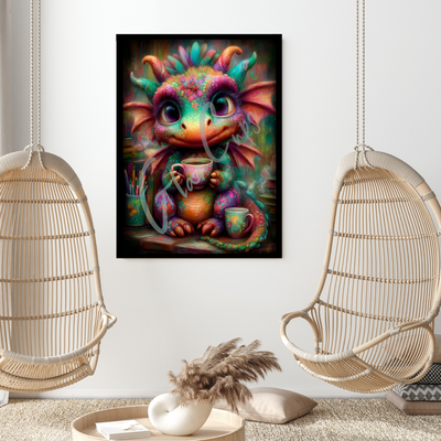 Diamond Painting Cozy Cup Dragon" 50x70cm