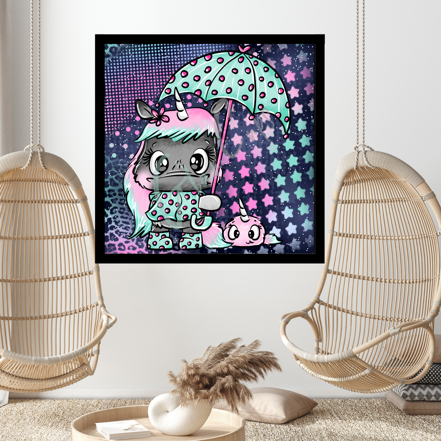 Diamond Painting "UmbrellaCorn" 80x80cm