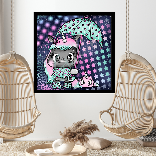 Diamond Painting "UmbrellaCorn" 80x80cm