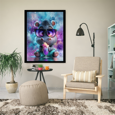 Diamond Painting "Professor Schlürfi by Steinchensuchti" 70cmx90cm