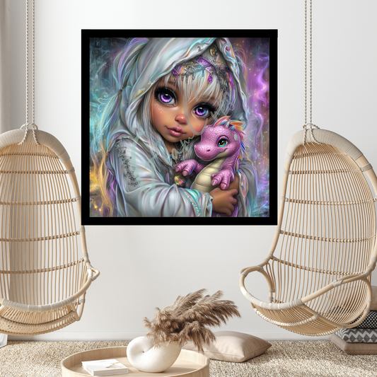 Diamond Painting "Dragon Love " 80x80cm