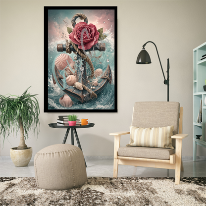 Diamond Painting "Halt und Hoffnung by LEXXA" 60x90cm