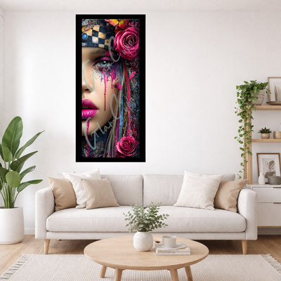 Vorbestellung bis 20.04.2026/Diamond Painting "Dark Beauty" (50x100) by Anny.ai