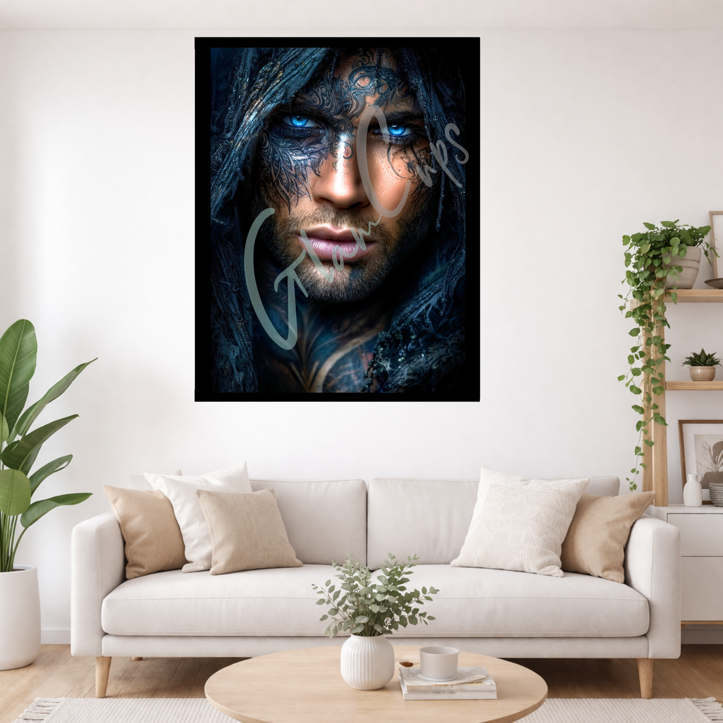Diamond Painting "Der Blick der Schatten" (65x90) by Anny.ai