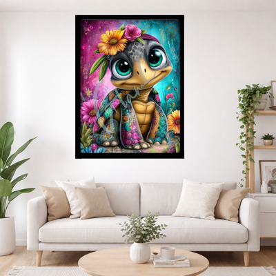 Vorbestellung: Diamond Painting "Turtle Bloom" by Lexxa 60x80cm