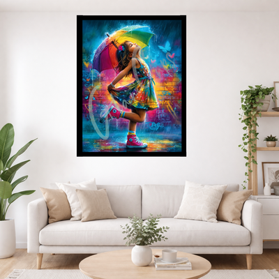 Vorbestellung/Diamond Painting "Farbenregen" (70x90) by Anny.ai