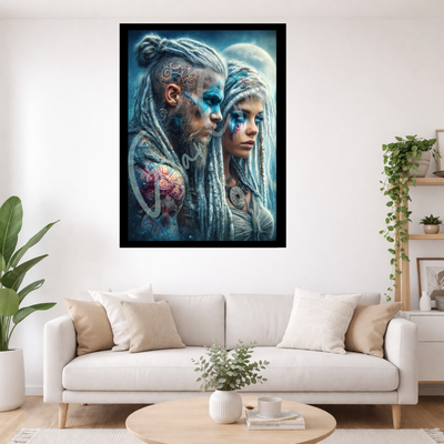 Vorbestellen: Diamond Painting "Nordlichtseelen" by Anny 80x120cm