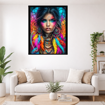 Vorbestellen: Diamond Painting "Federfeuer" by Anny 60x88cm