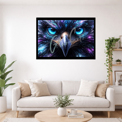 Diamond Painting "Adlerblick " (60x90) by Snowi (Symbole gedreht)