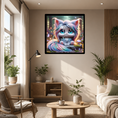 Vorbestellen: Diamond Painting "Fluffel" (60x60) by Lexxy.ai