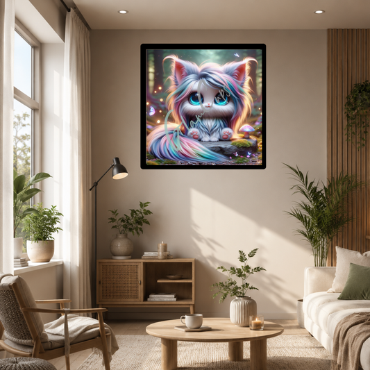 Vorbestellen: Diamond Painting "Fluffel" (60x60) by Lexxy.ai