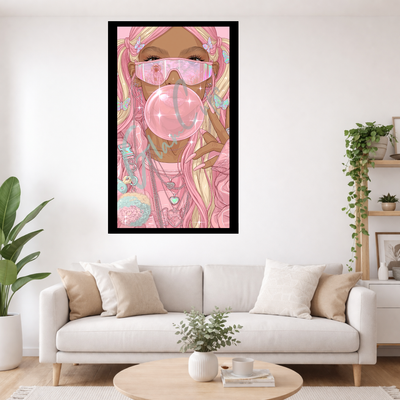 Vorbestellen: Diamond Painting "Bubble Trouble" (40x70) by Glammy