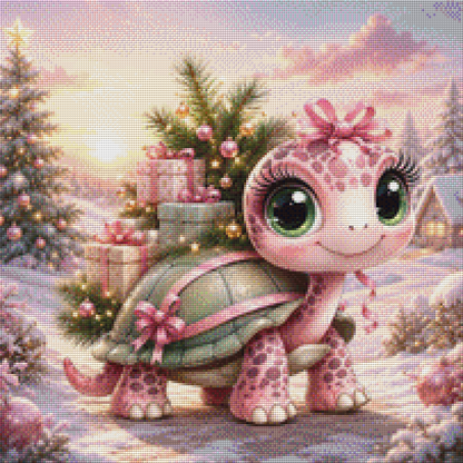 Vorbestellen: Diamond Painting "Suprise Turtle" (50x50) by Trible C Design