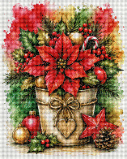 Vorbestellen: Diamond Painting "Weihnachtsstern" (40x50) by Lexxa