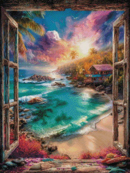 Diamond Painting "Fernweh" (60x80)