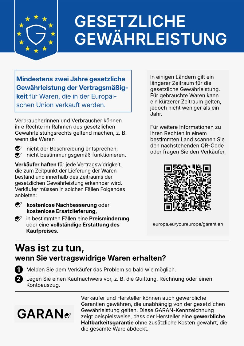 Gesetzliche Gewährleistung