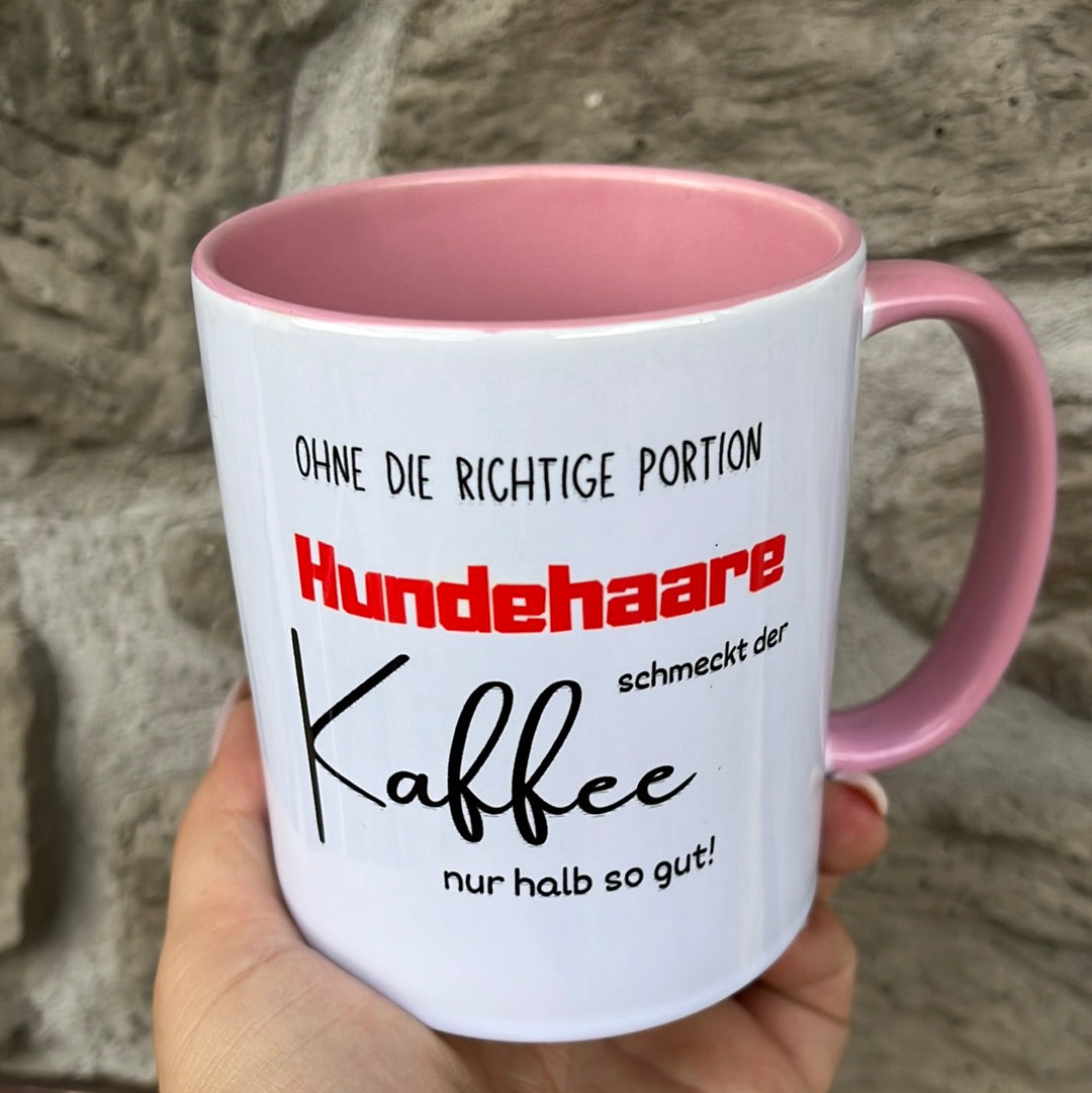 GlamMug "Hundehaare Bulli“