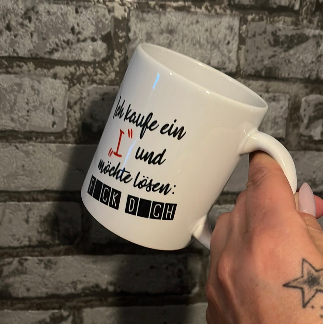 GlamMug "kaufe ein i "