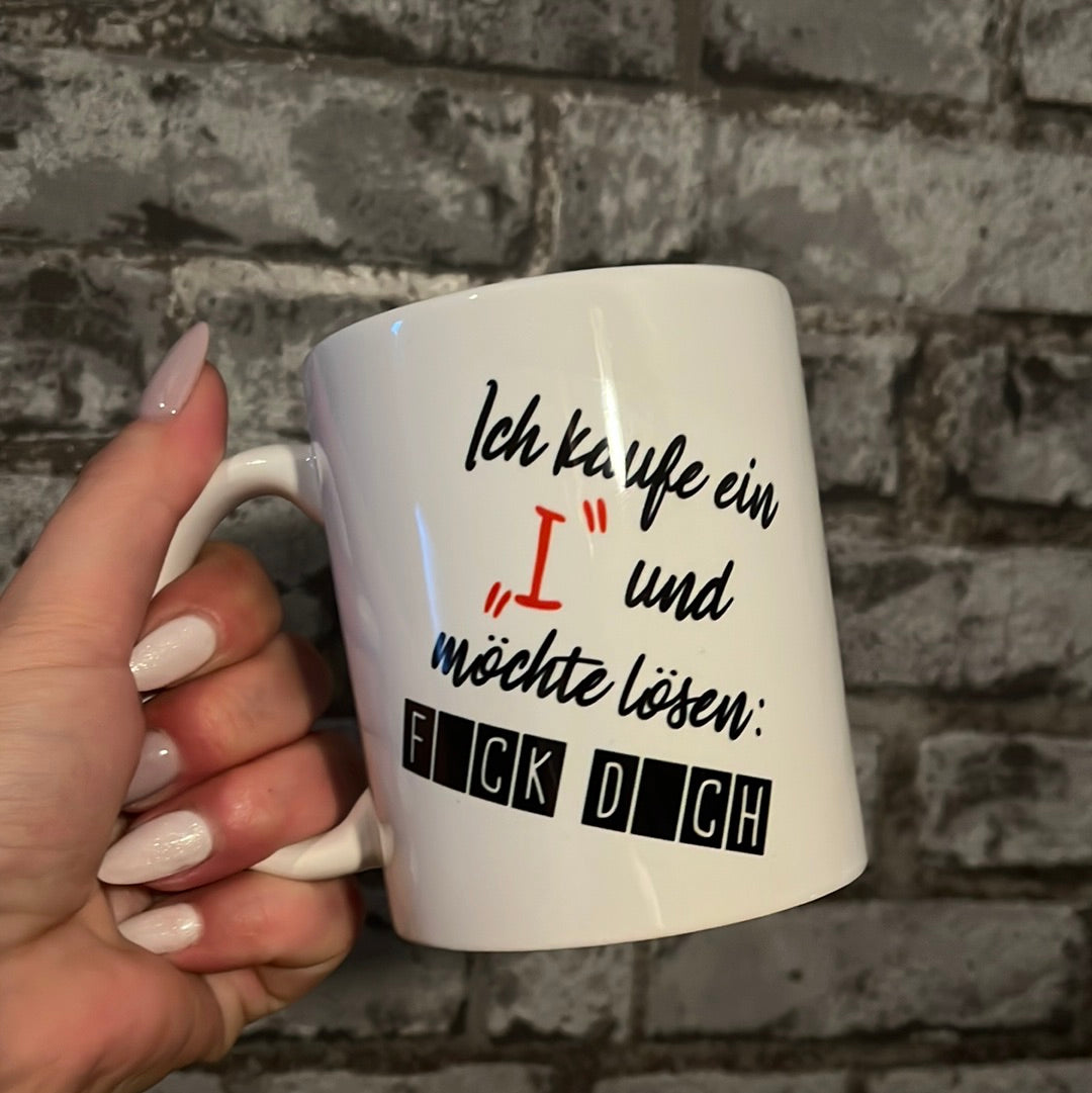 GlamMug "kaufe ein i "