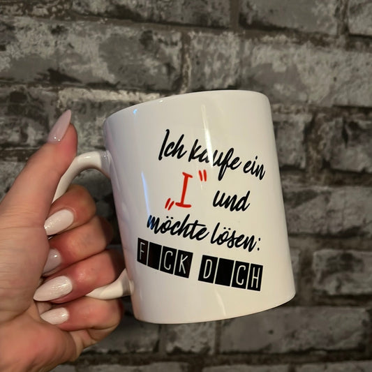 GlamMug "kaufe ein i "