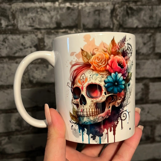 GlamMug "Skull Flower"