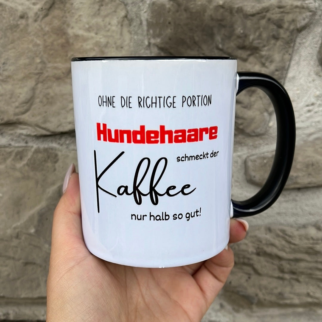 GlamMug "Hundehaare Rotti“