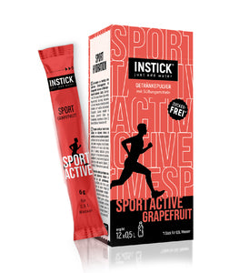 Instick Sport Active Grapefruit für 12 x 0,5 L zuckerfreies Sportgetränk