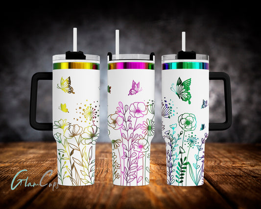 MAX Rainbow ThermoCup  „Blumen und Bienen“