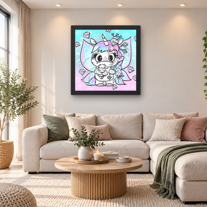 Diamond Painting " Snowi Diamond" 55x55cm