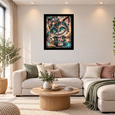 Vorbestellen: Diamond Painting "Zeitkater" (60x65) by Anny.ai
