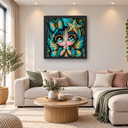 Vorbestellen: Diamond Painting "Sternenflügel" (60x60) by Lexxa